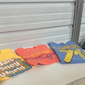 A set of three large Walt Disney World vintage T-shirts